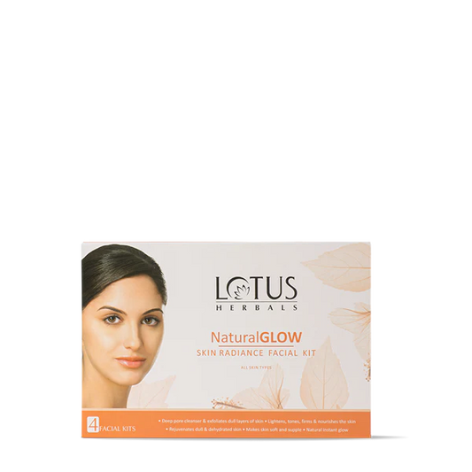 LOTUS NATURAL GLOW FACIAL KIT (PACK OF 4)