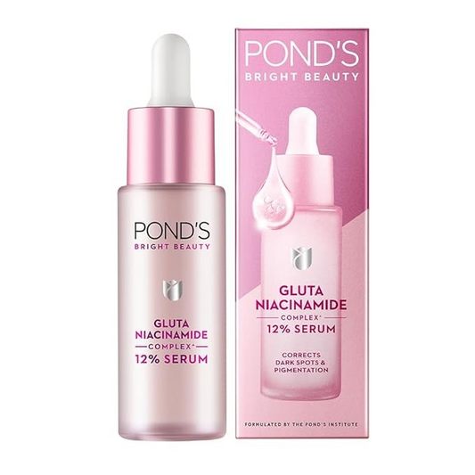 Pond’s Bright Beauty Anti-Pigmentation Serum for Flawless Radiance, 12% Gluta-Niacinamide Complex, Reduces Pigmentation, 14ml