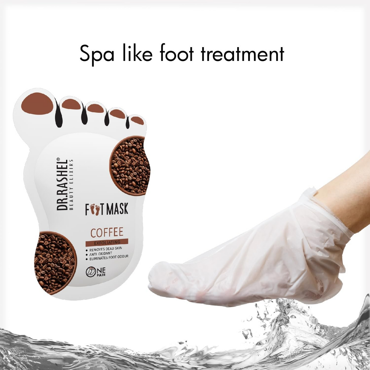 DR RASHEL FOOT MASK COFFEE