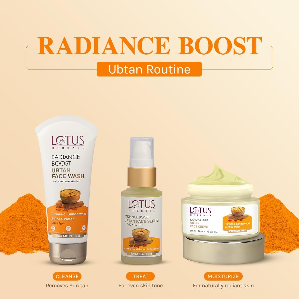 Lotus Herbals Radiance Boost Ubtan Facewash