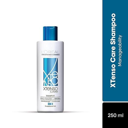 L'Oréal Professionnel Xtenso Care Shampoo For Straightened Hair, 250 ML |Shampoo for Starightened Hair|Shampoo with Pro Keratin & Incell Technology