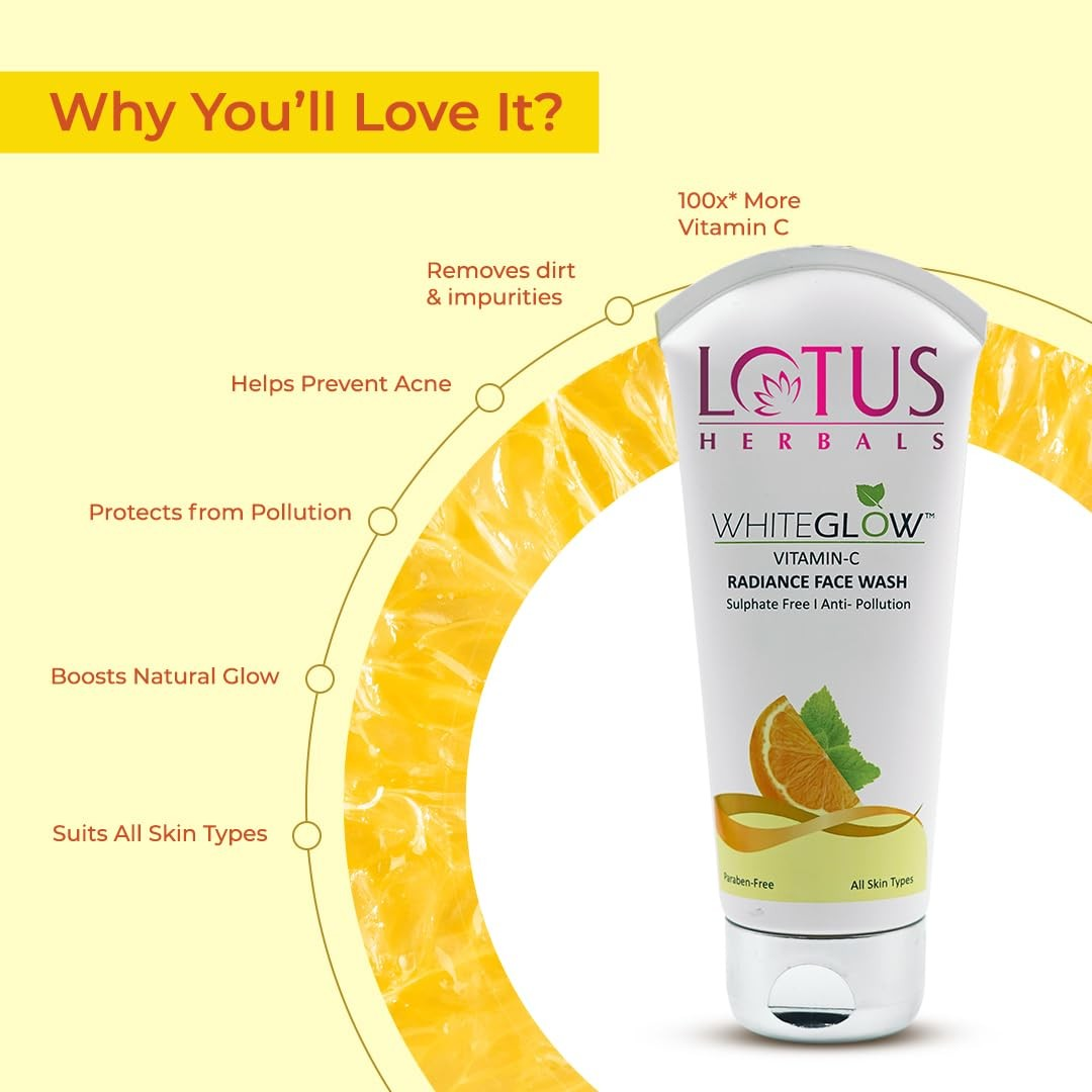 Lotus WhiteGlow Vitamin-C Radiance Facewash