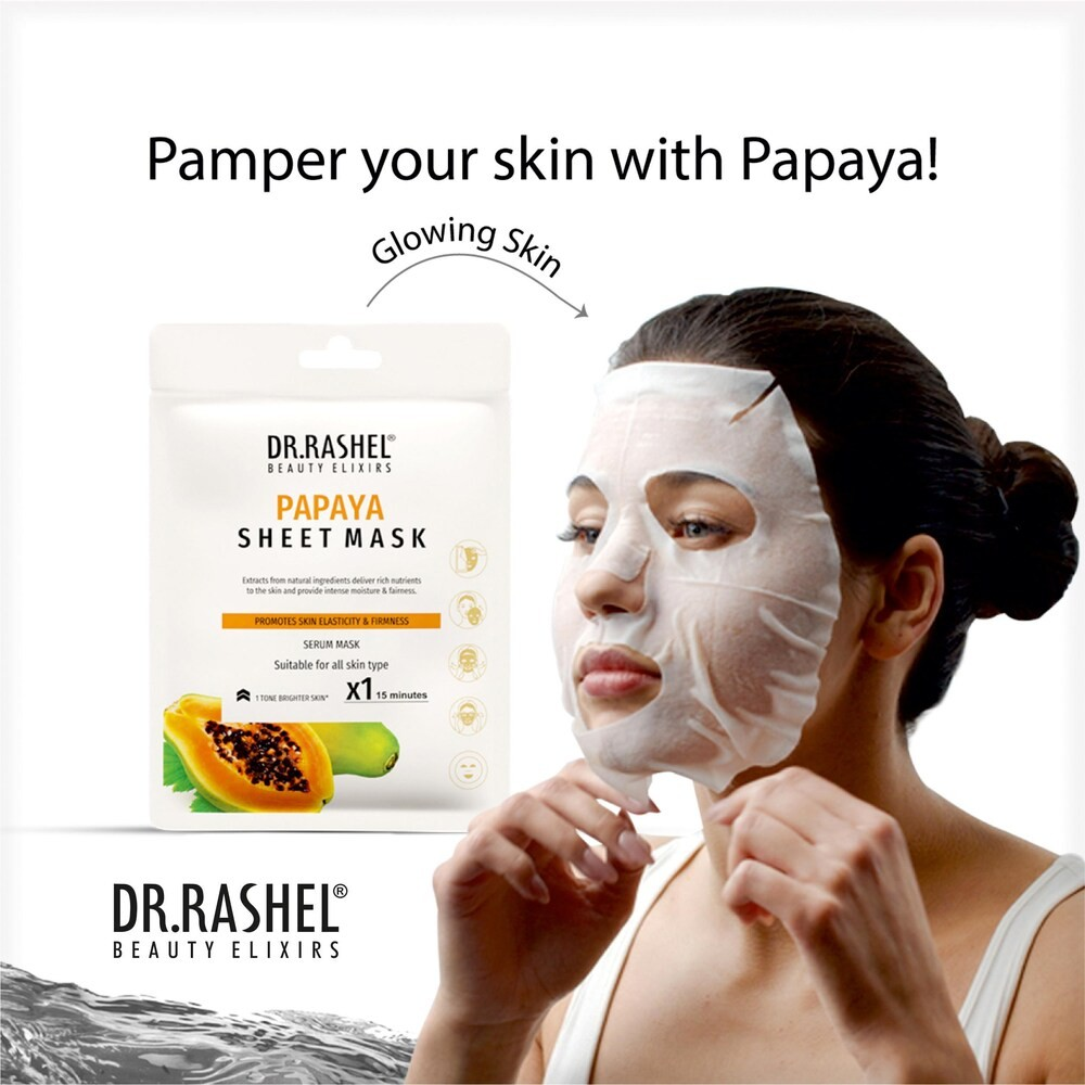 DR RASHEL PAPAYA SHEET MASK