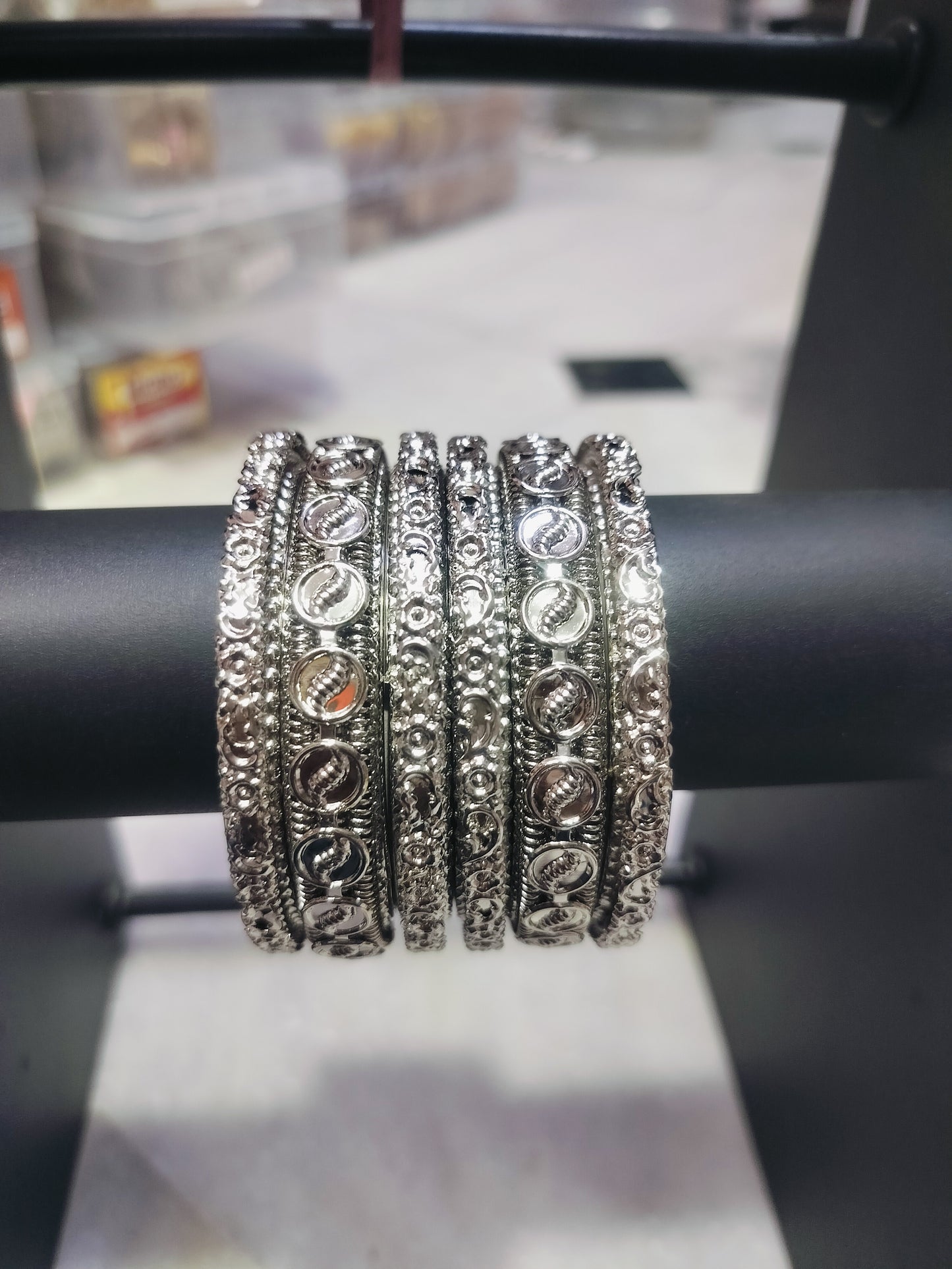 OXIDISED MATAL BANGLES