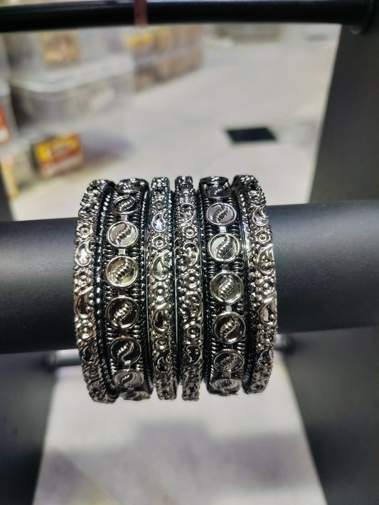 OXIDISED MATAL BANGLES