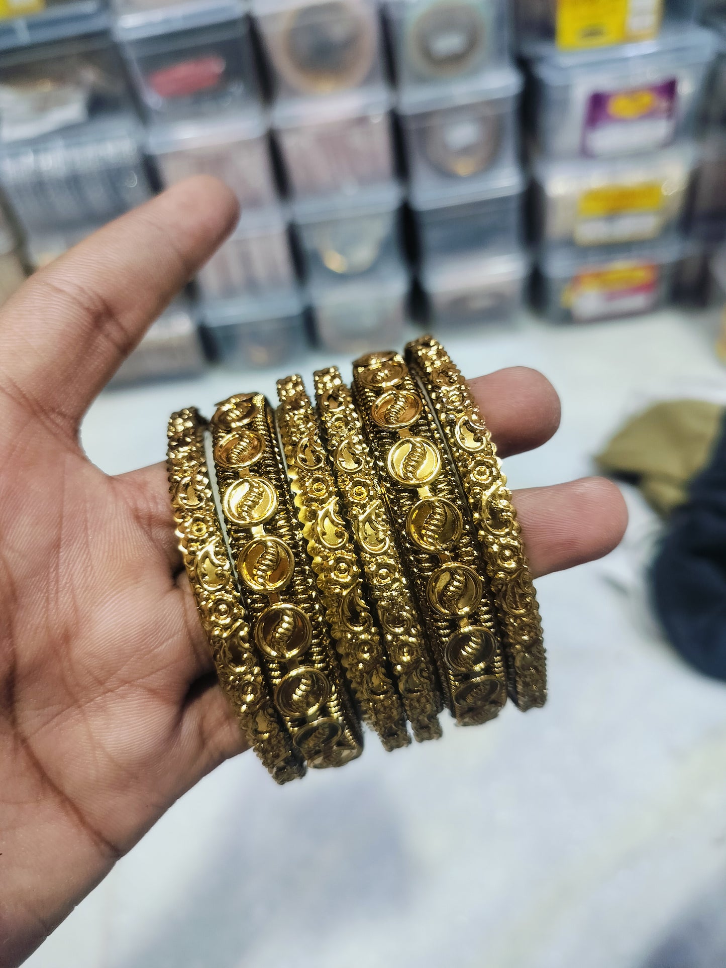 OXIDISED MATAL BANGLES