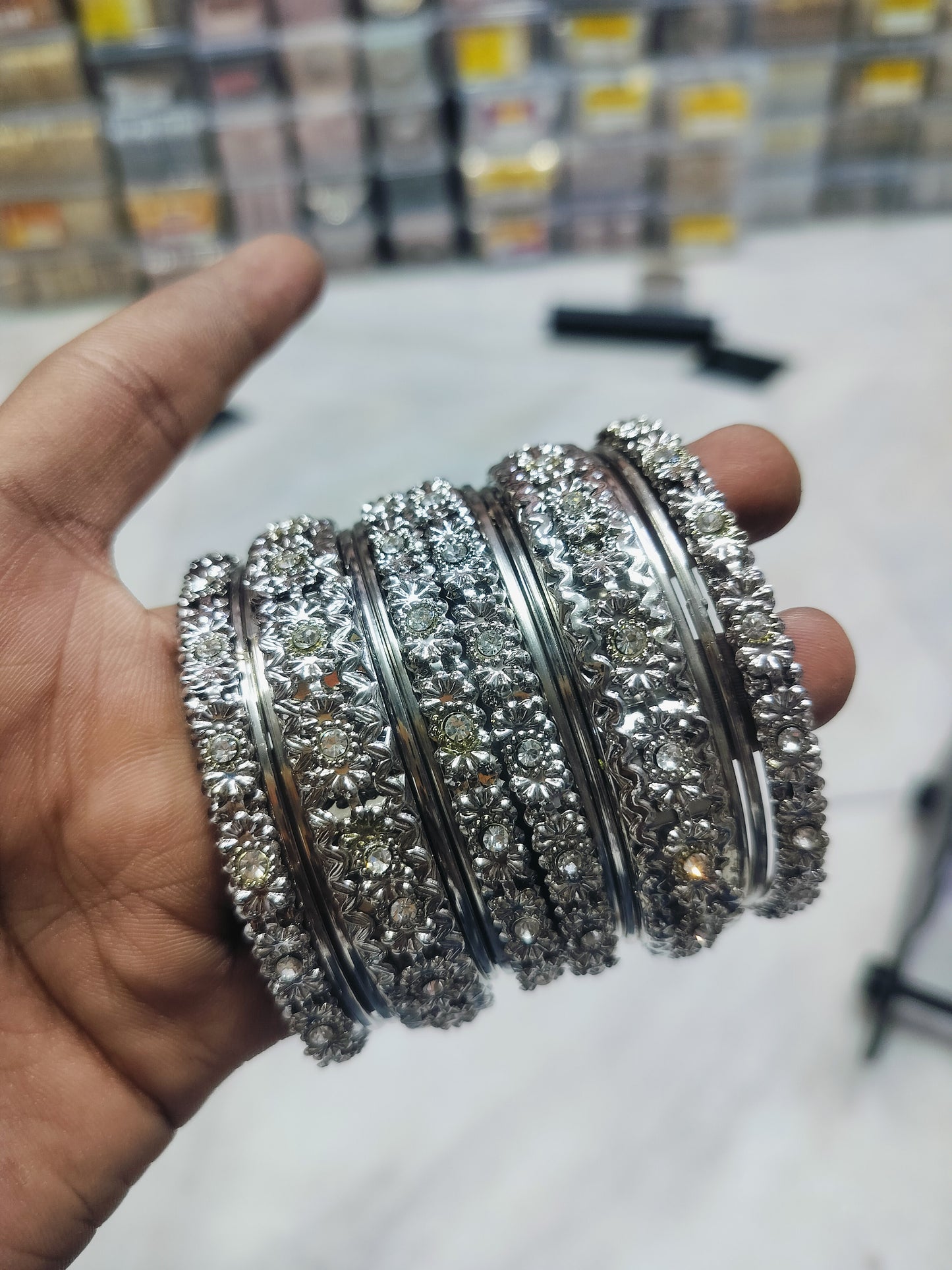 OXIDISED MATAL BANGLES