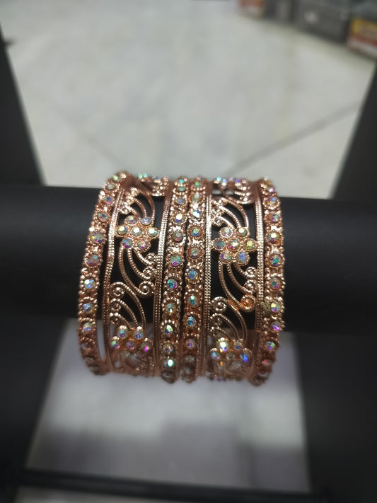 ROSE GOLD SET BANGLES