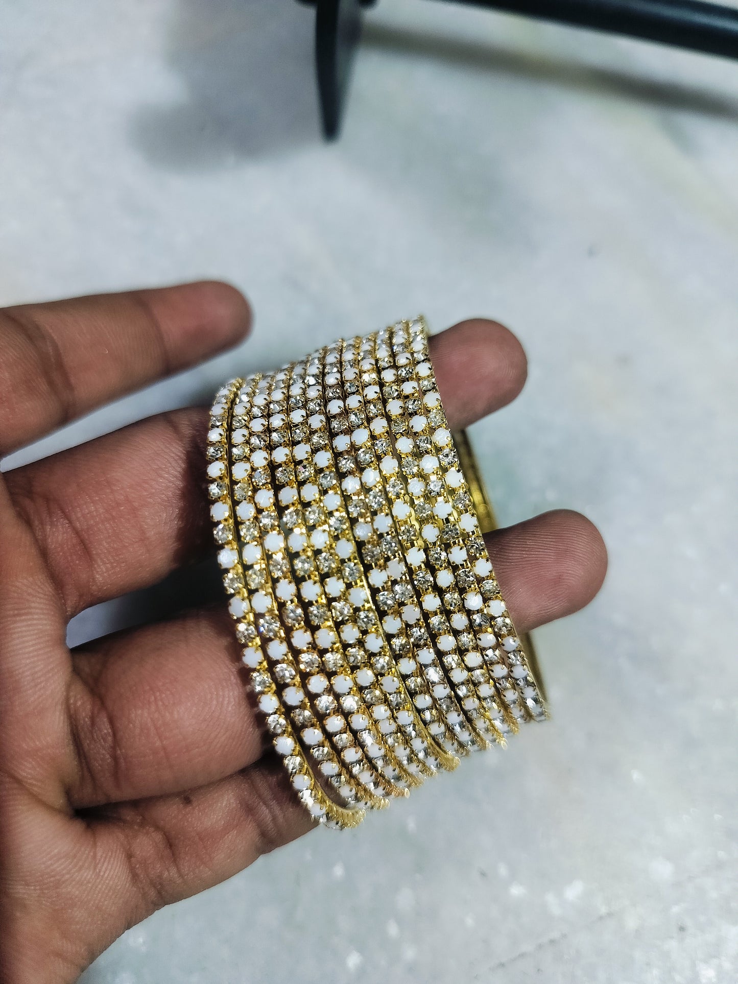 STONE BANGLES FOR MIX MATCH