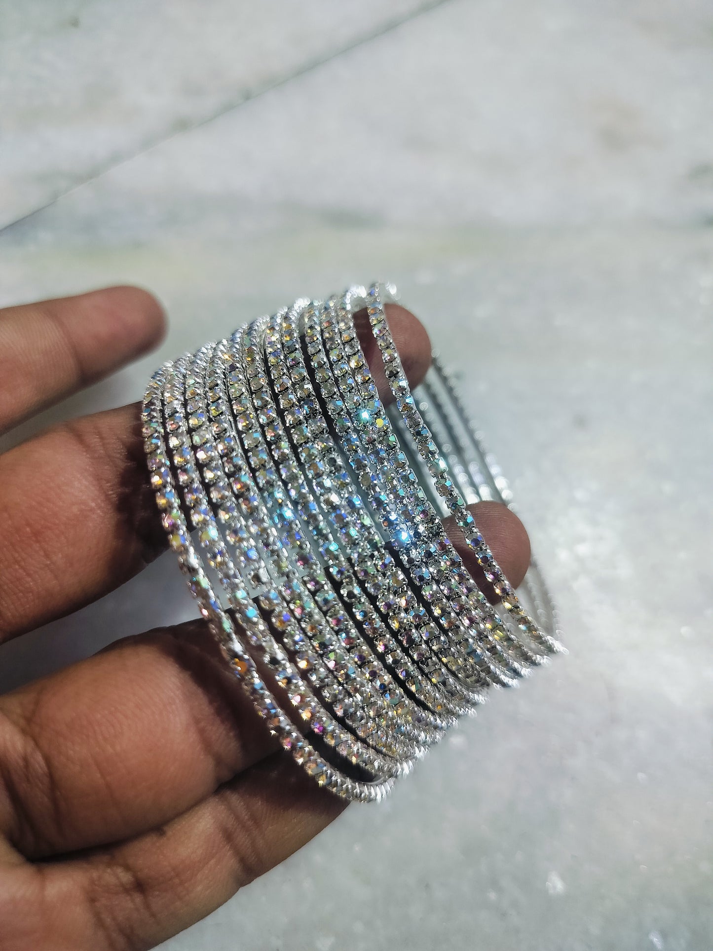 STONE BANGLES FOR MIX MATCH