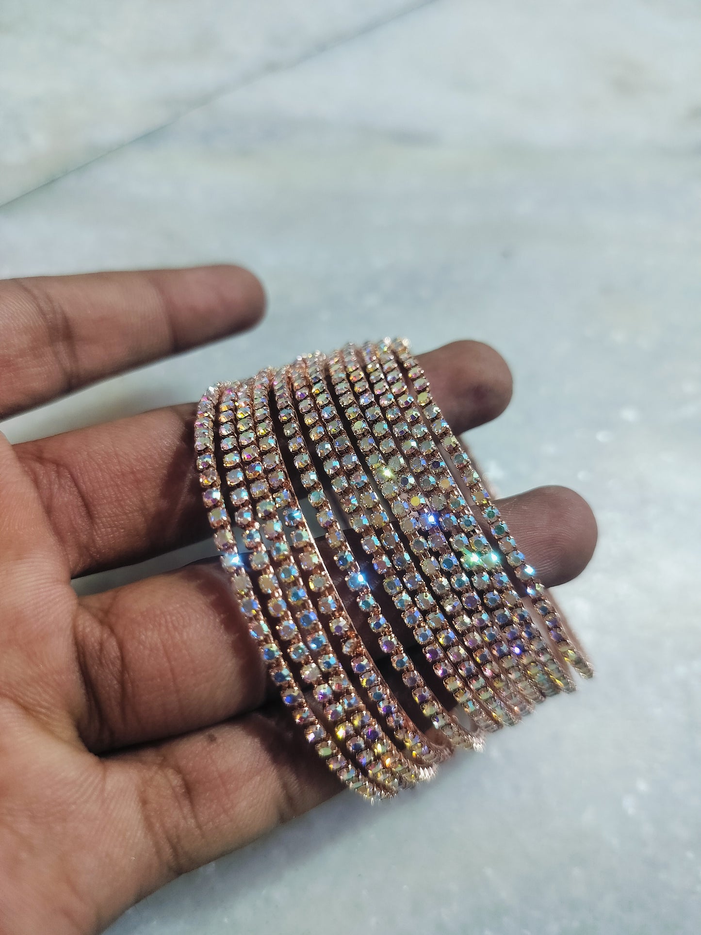 STONE BANGLES FOR MIX MATCH