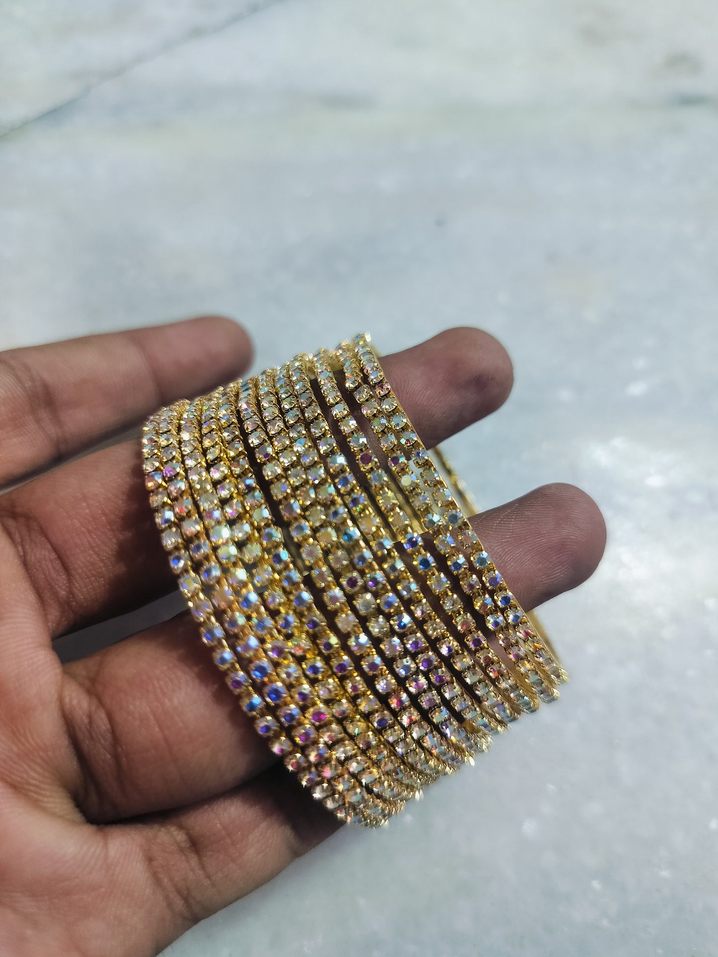 STONE BANGLES FOR MIX MATCH