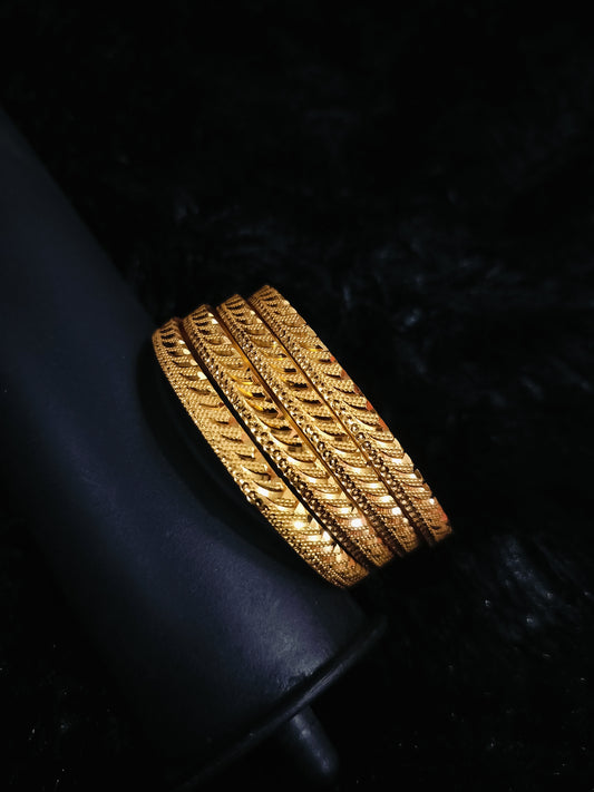 GOLD PLATED COVERING BANGLES