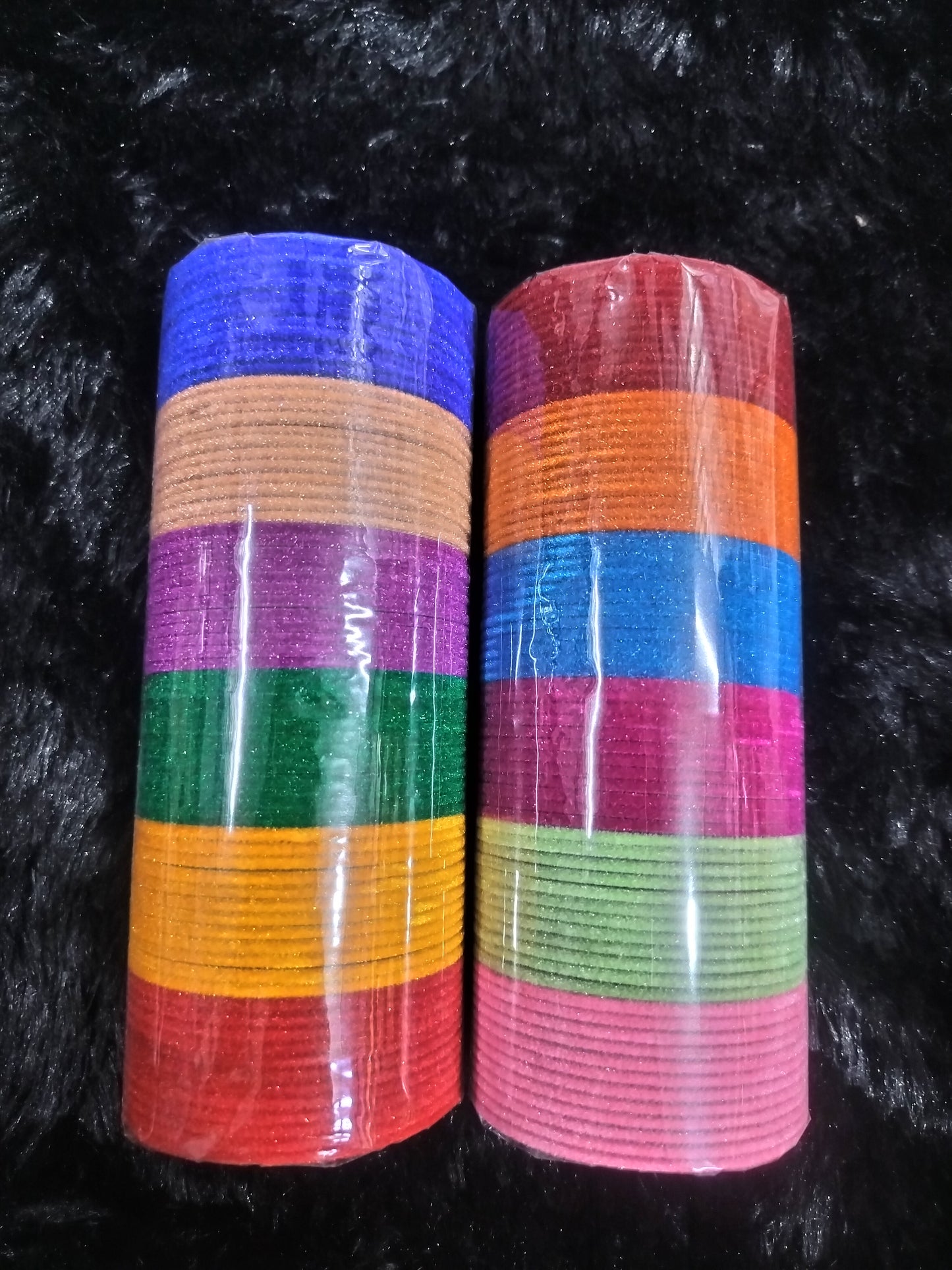 VELVET BANGLES 12 COLOURS SET