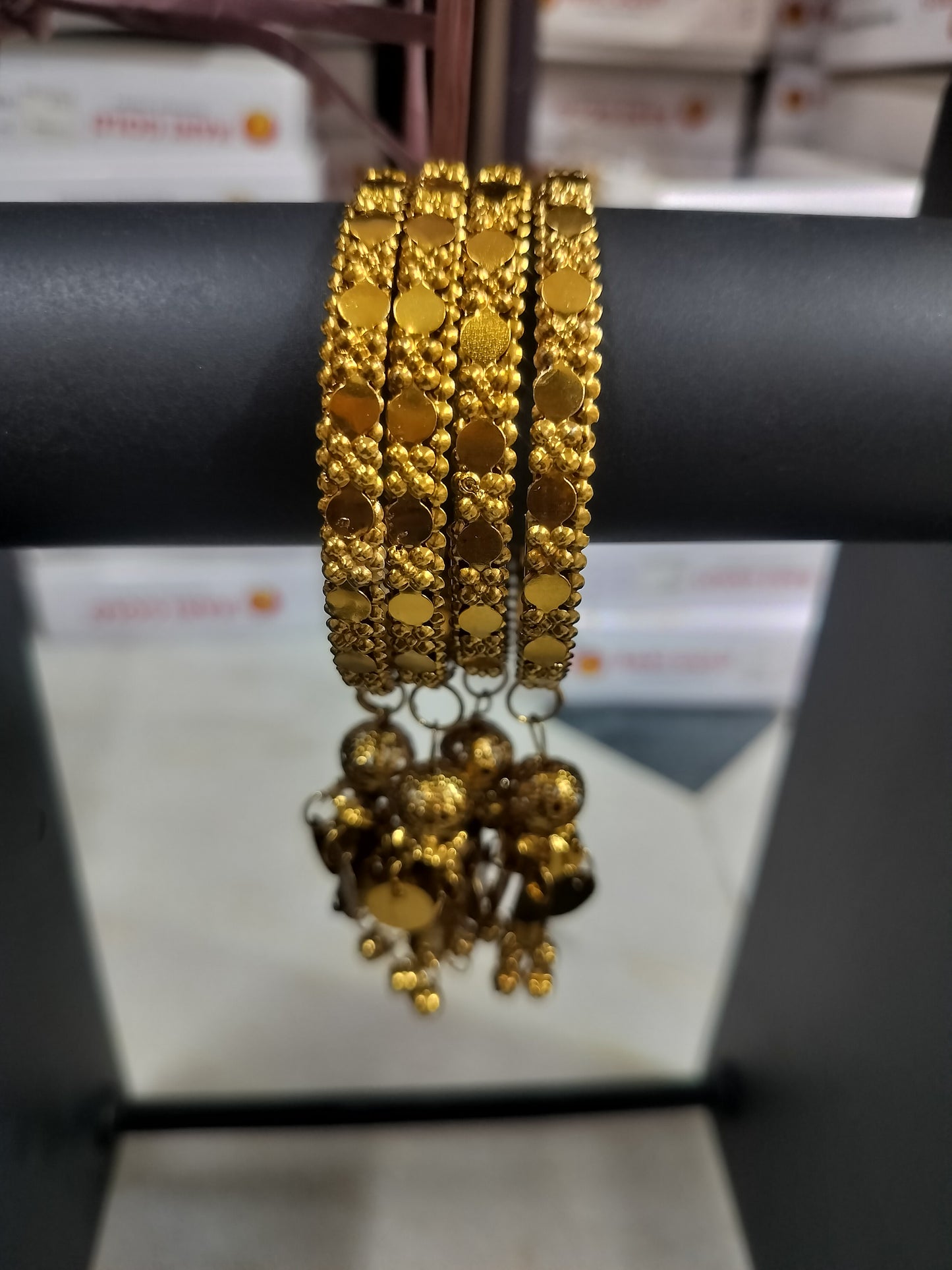 ANTIQUE METAL JUMKI BANGLES 01