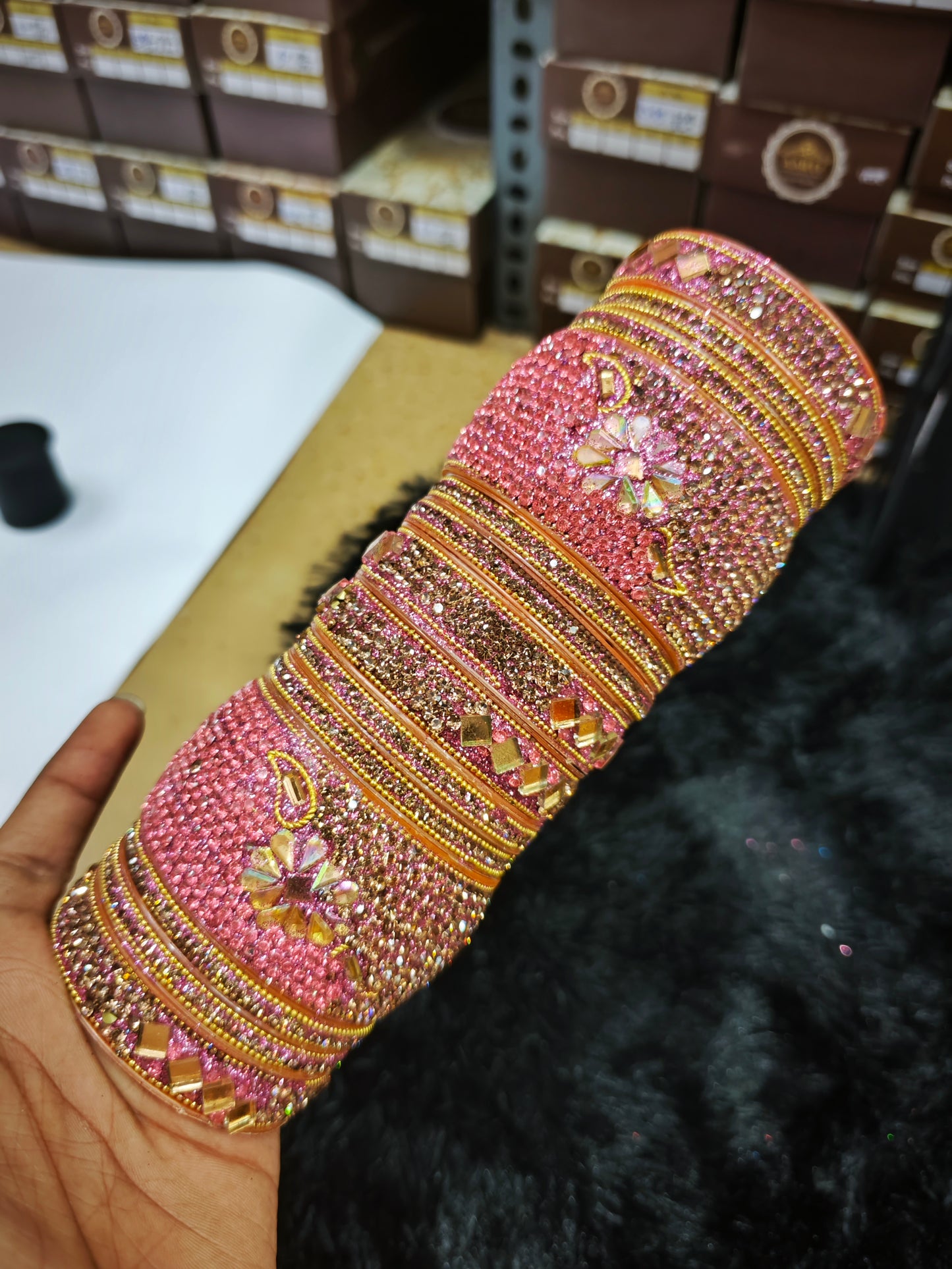 BRIDAL SET BANGLES PINK