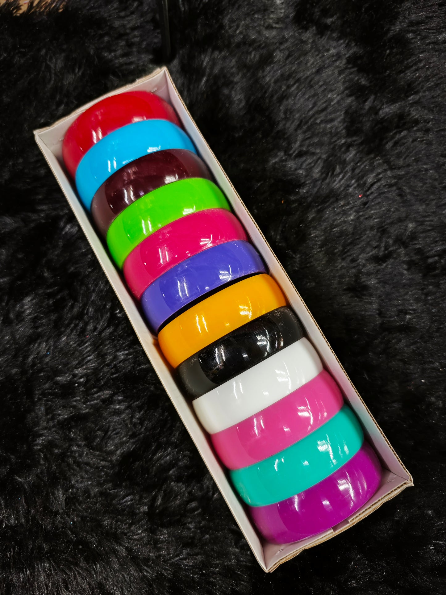 Plain plastic bangles base for silk tread bangles 1cut