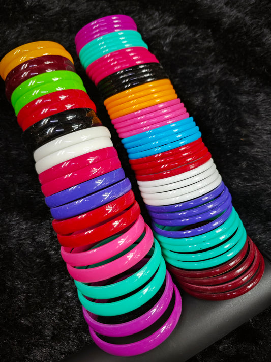 Plain plastic bangles base for silk tread bangles 2cut/4cut combo