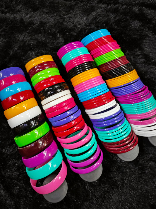 Plain plastic bangles base for silk tread bangles 1cut/2cut/4cut/6cut combo