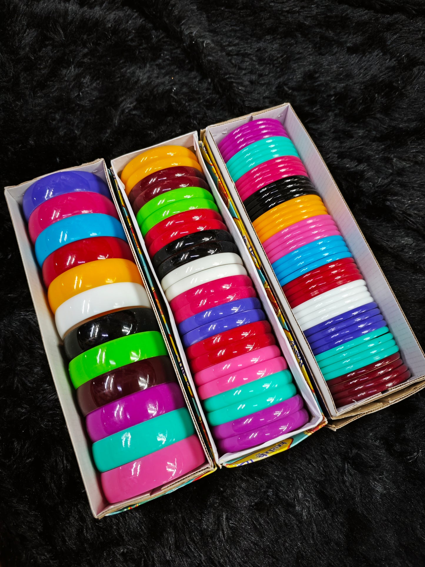 Plain plastic bangles base for silk tread bangles 1cut/2cut/4cut combo