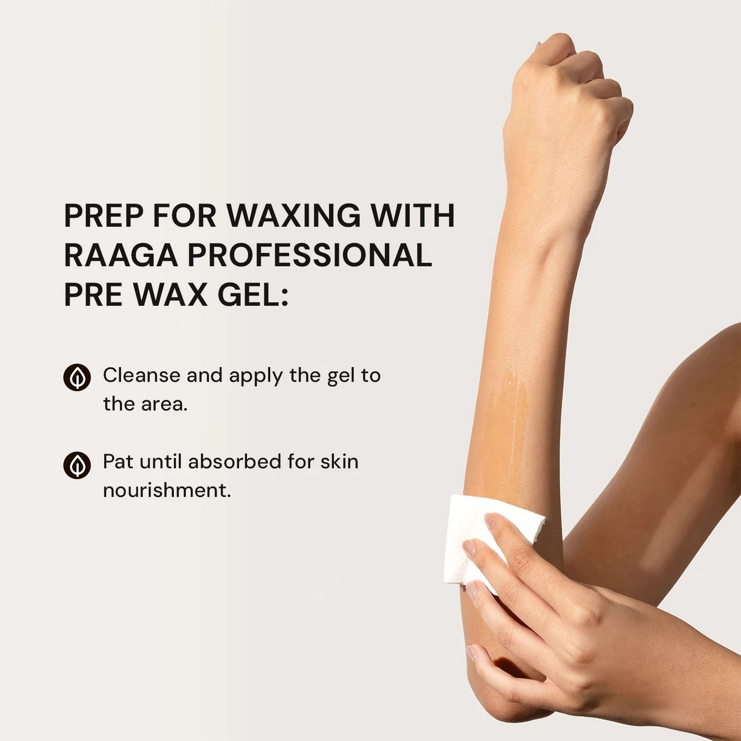 RAAGA Pre Wax Gel with Lemon for Efficient Wax Treatment | 250 ml