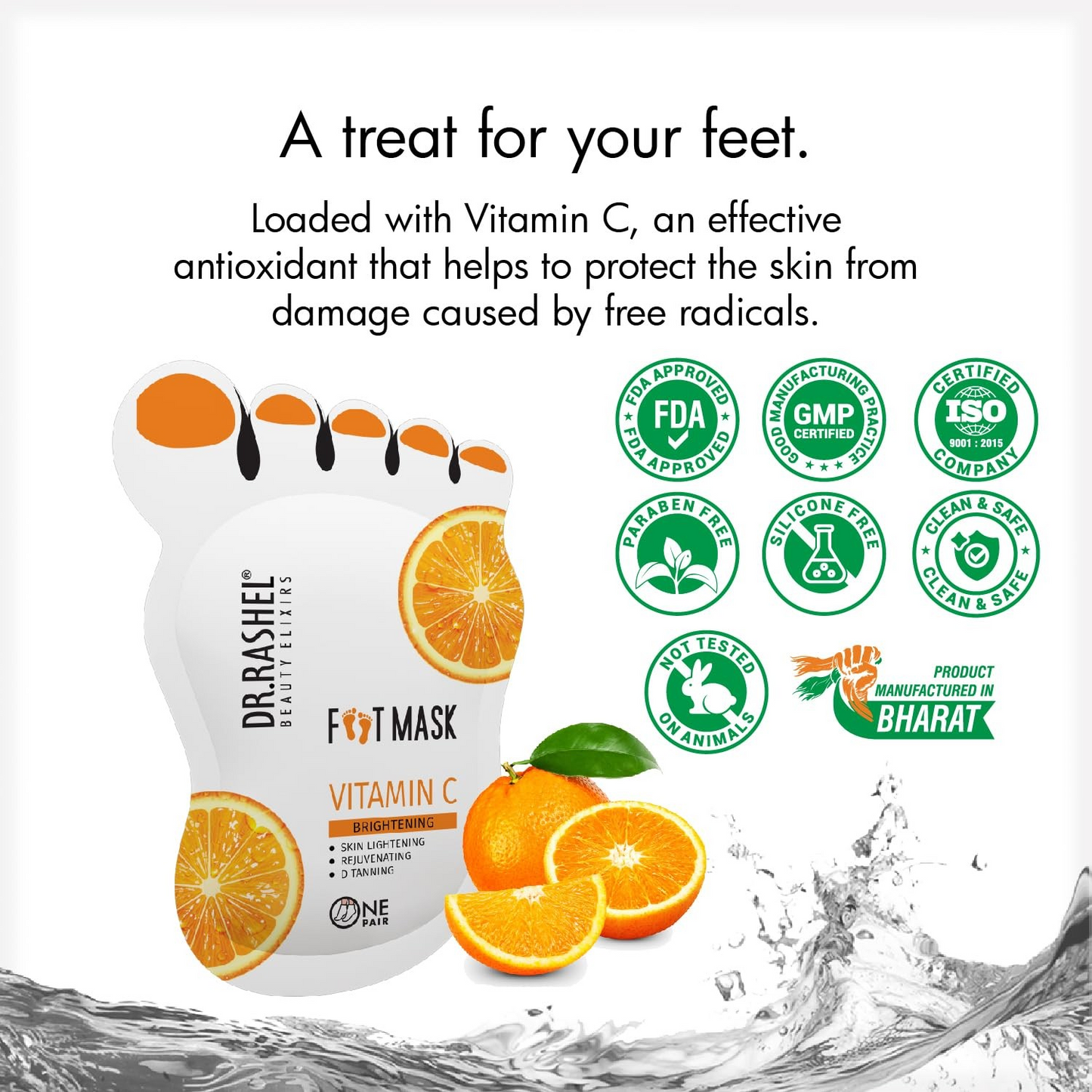 DR RASHEL FOOT MASK VITAMIN C