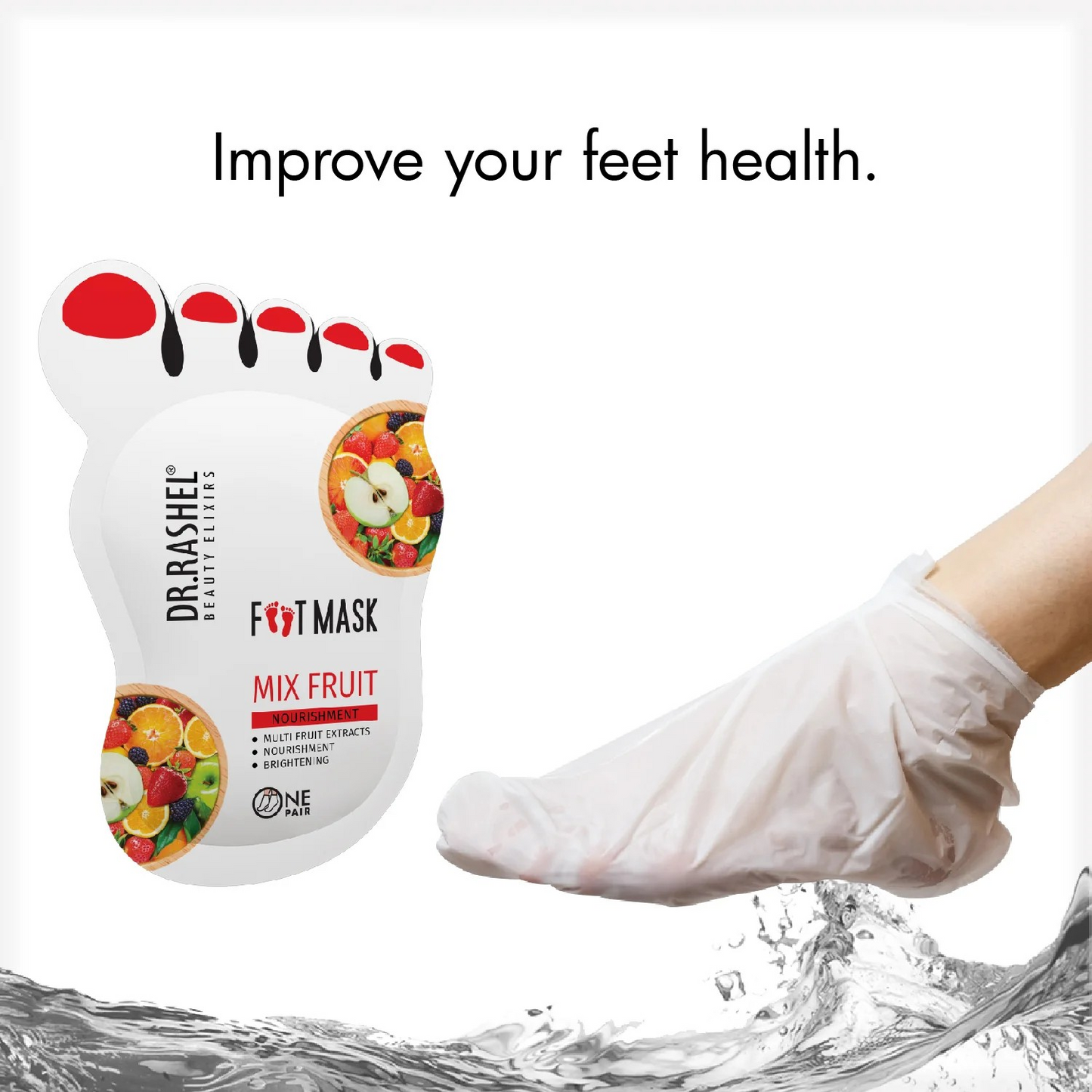 DR RASHEL FOOT MASK MIX FRUIT