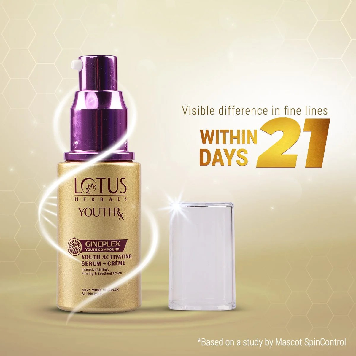 Lotus Herbals YouthRx Youth Activating Serum + Cream 30ML