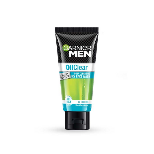 Garnier Men Oil Clear Clay D - Tox Facewash