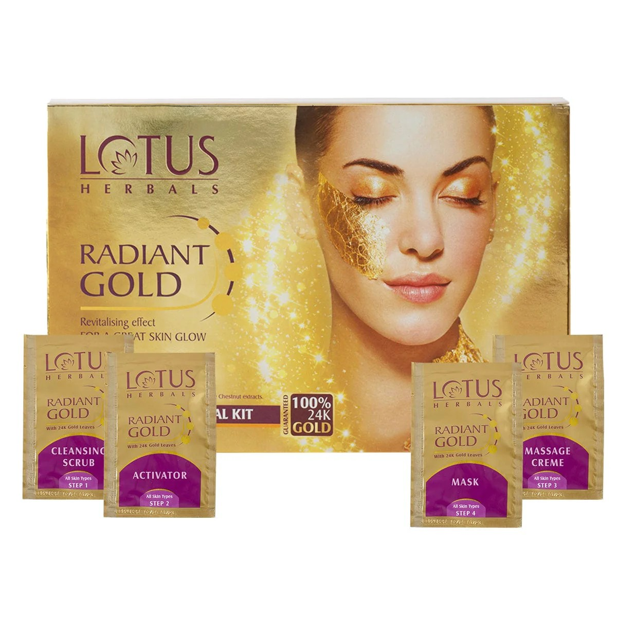 LOTUS RADIANT GOLD FACIAL KIT