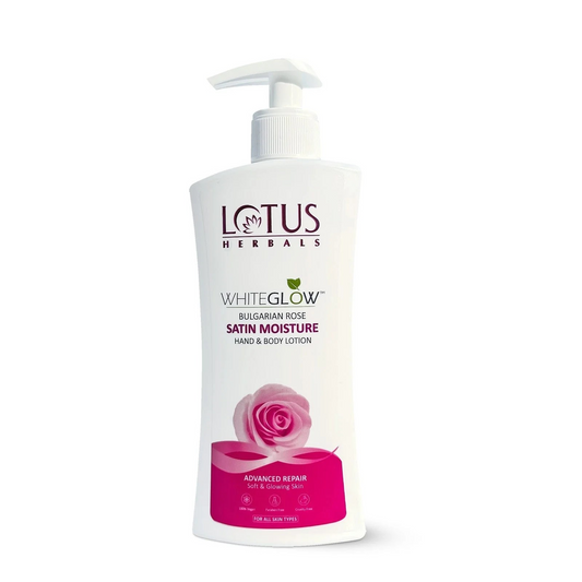 Lotus Herbals WhiteGlow Satin Moisture Hand & Body Lotion 270 ML