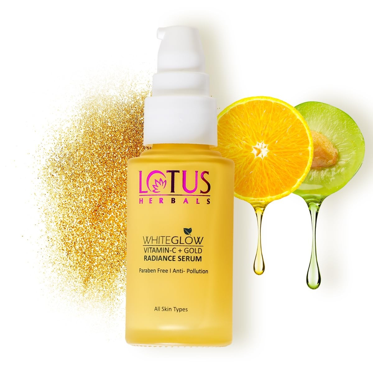 Lotus WhiteGlow Vitamin-C + Gold Radiance Face Oil 15ml