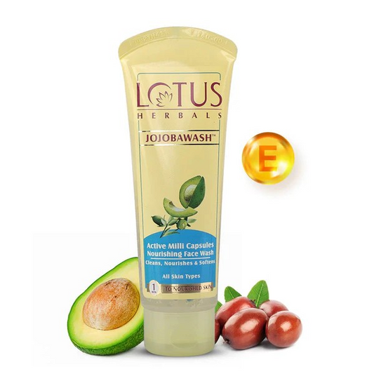 Lotus Herbals JOJOBAWASH Active Milli Capsules Nourishing Face Wash