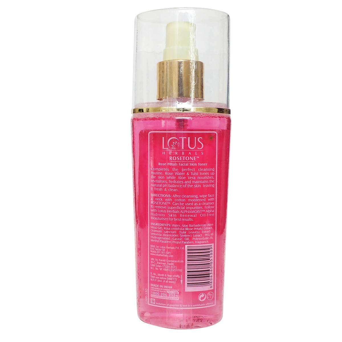 Lotus Herbals ROSETONE Rose Petals Facial Skin Toner