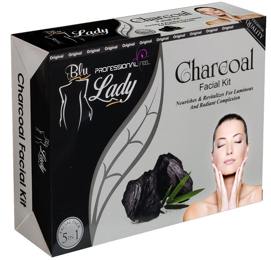 BLUE LADY CHARCOAL FACIAL KIT