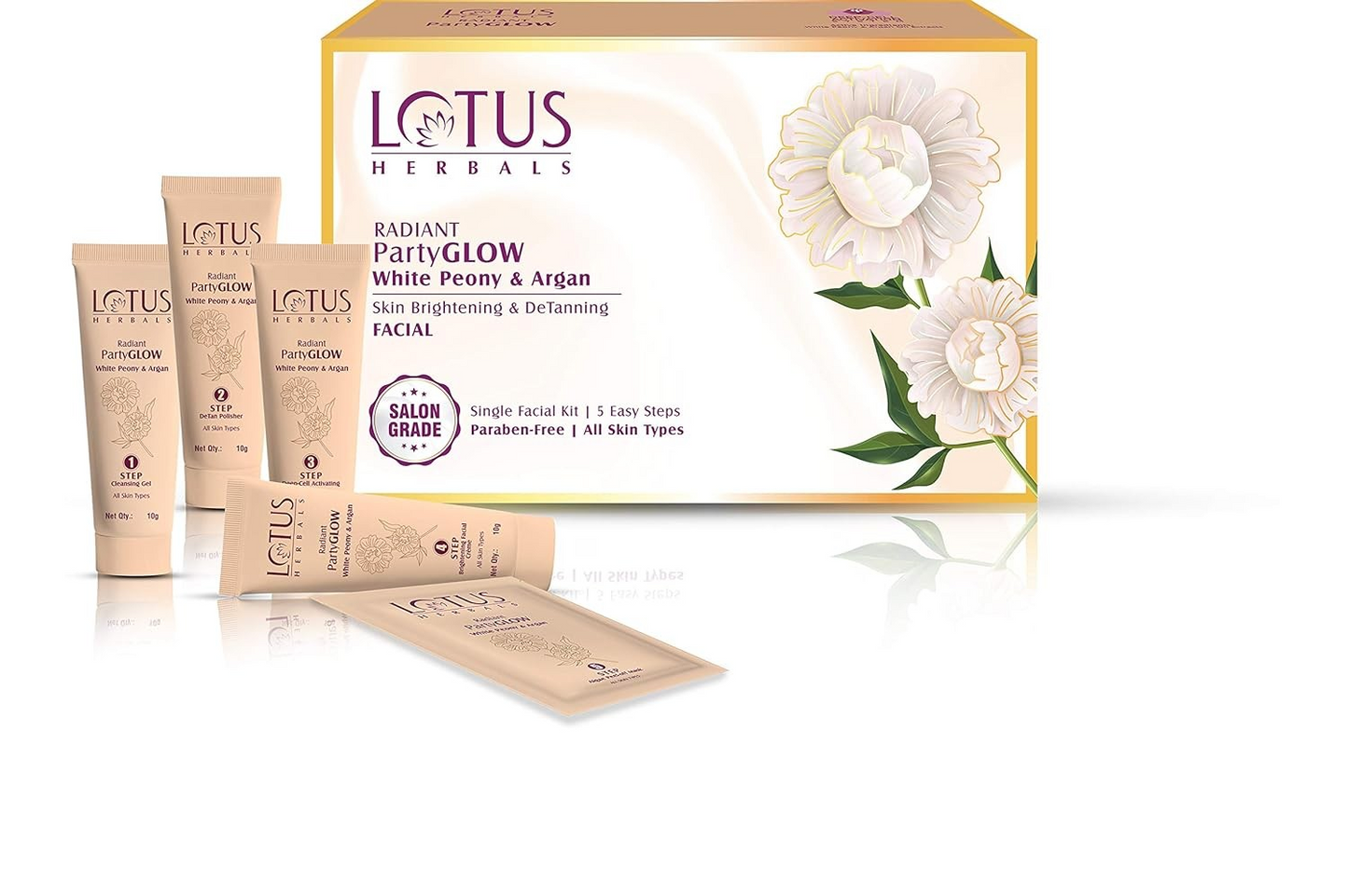 lotus Radiant Party Glow White Peony and Argan