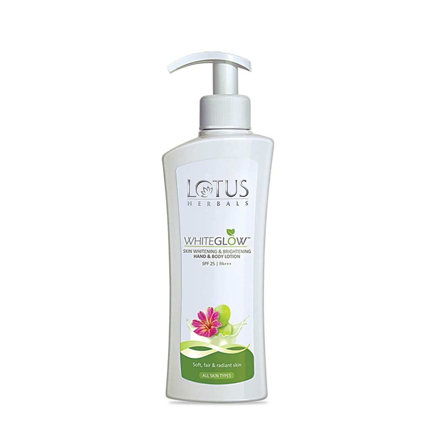 Lotus Herbals WHITEGLOW Skin Brightening Hand & Body lotion SPF 25 PA+++ 270ml