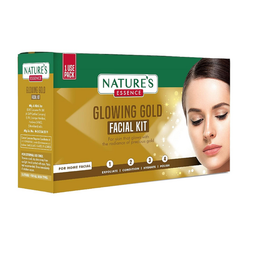 NATURES GLOWING GOLD FACIAL KIT