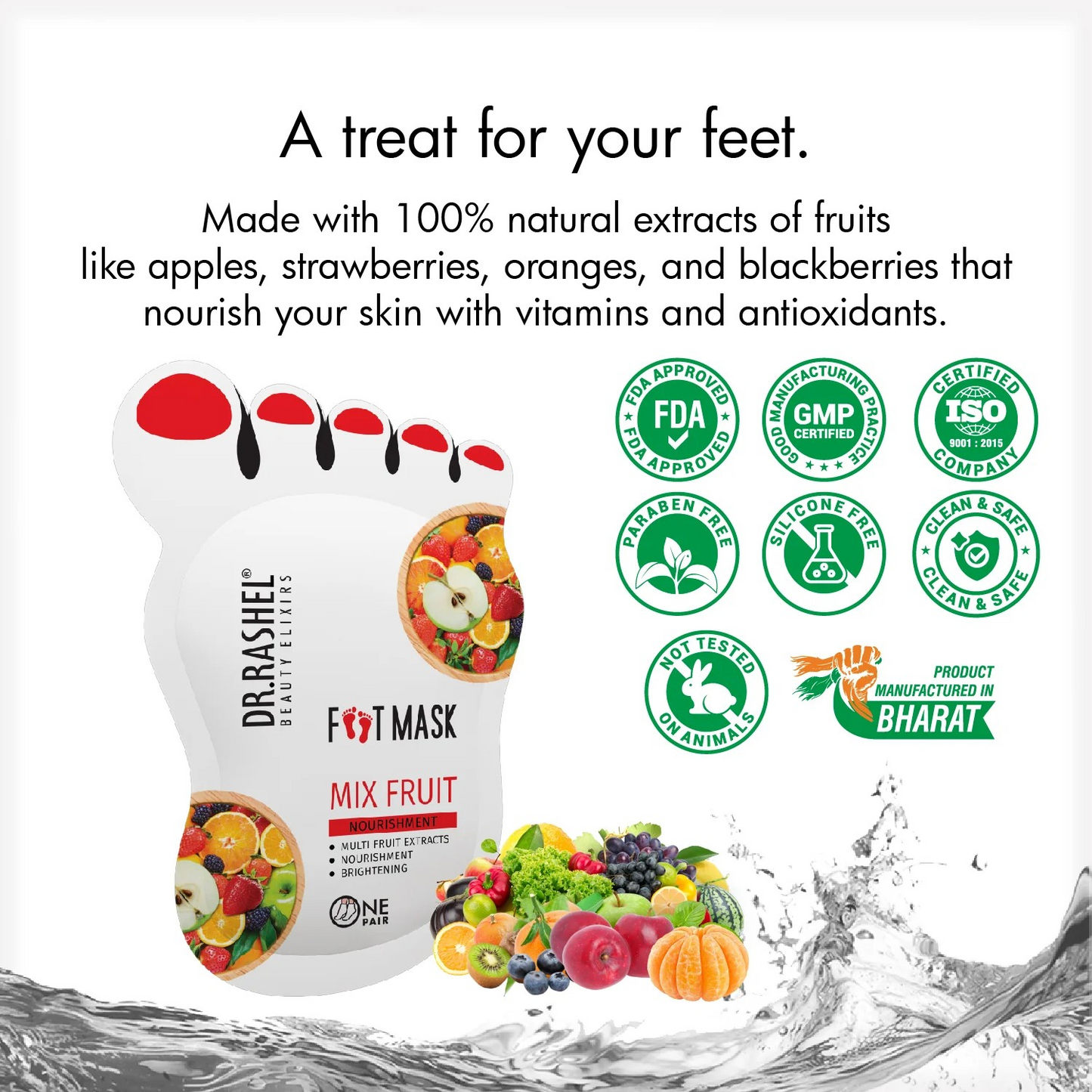 DR RASHEL FOOT MASK MIX FRUIT