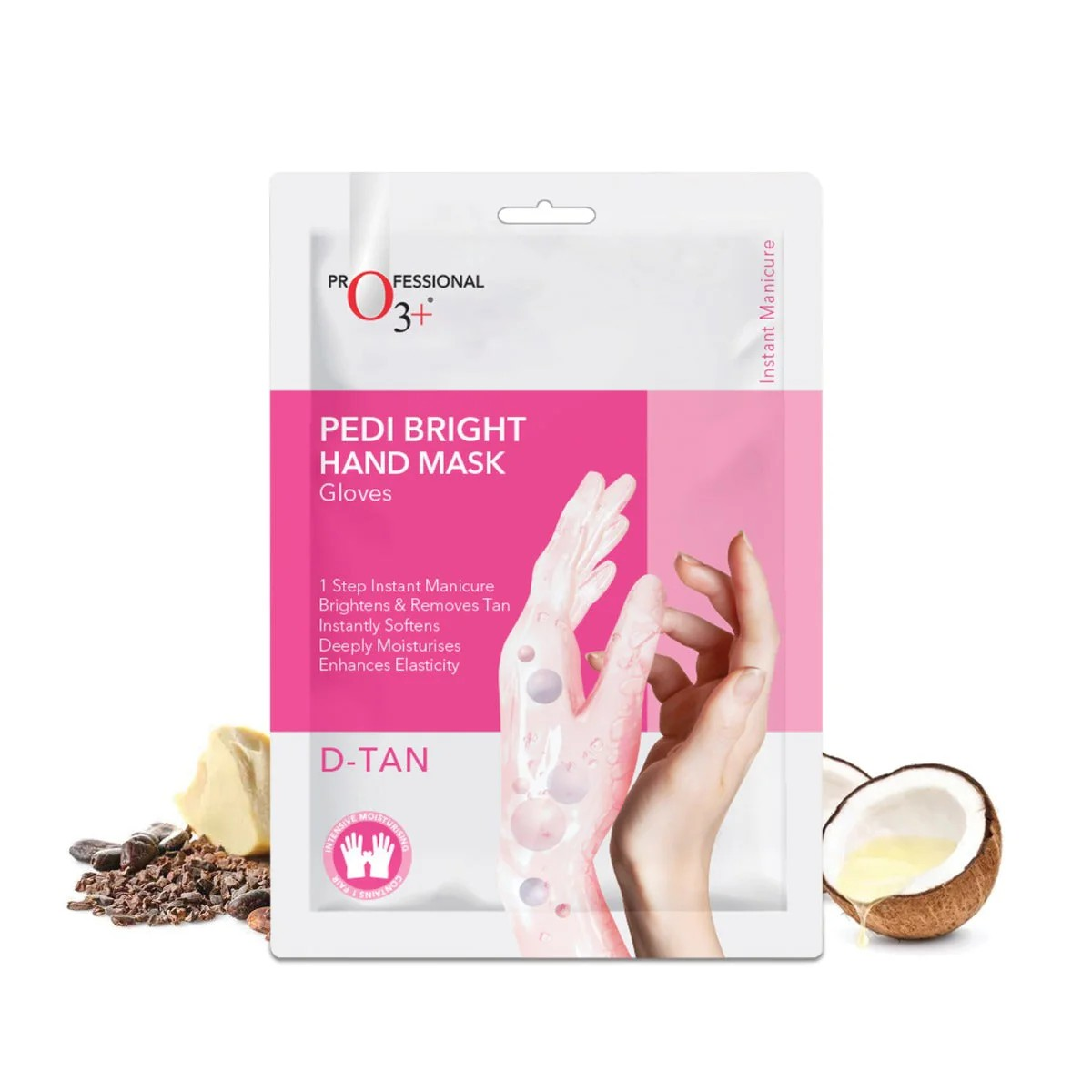 O3+ Pedi Bright Hand Gloves Cream Mask