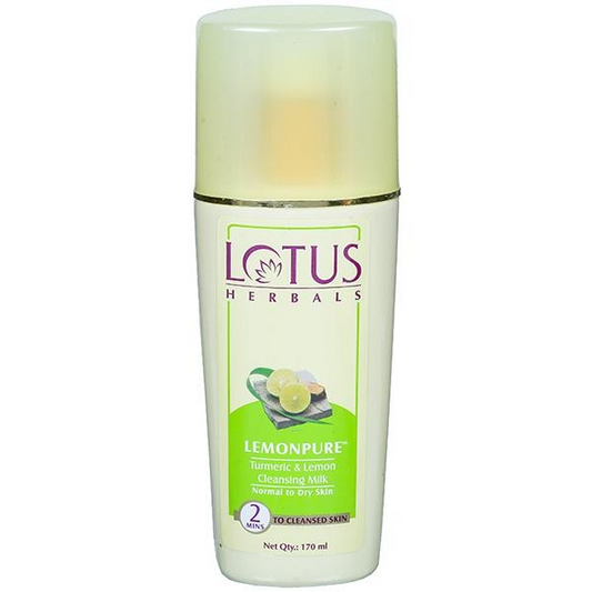 Lotus Herbals LEMONPURE Turmeric & Lemon Cleansing Milk 80ml