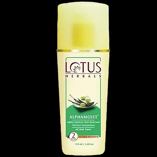 Lotus Herbals ALPHAMOIST Skin Renewal Oil Free Moisturiser 80ml