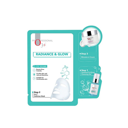 O3+ Instant Home Facial Radiance & Glow Facial Kit for Blemish Control & Instant Glow Ideal for Normal to Oily Skin (1x 27 ML)